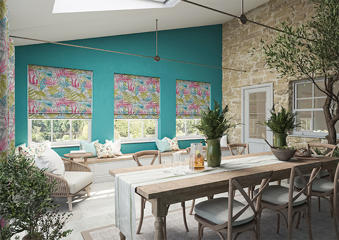 Maldives, Begonia - Twist&Fit Roman Blind - Image 7